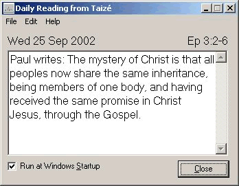 Daily Reading from Taiz screen shot